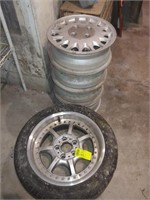4 Saab Wheels & Aluminium Wheel 17"