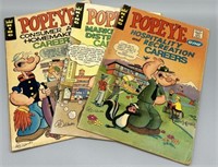 (3) 1970s Popeye Career Promotional Comic Books