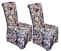 Two Elegant Upholstered Chairs