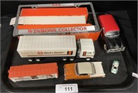 Winross Transporter Trucks, Winross License Plate.