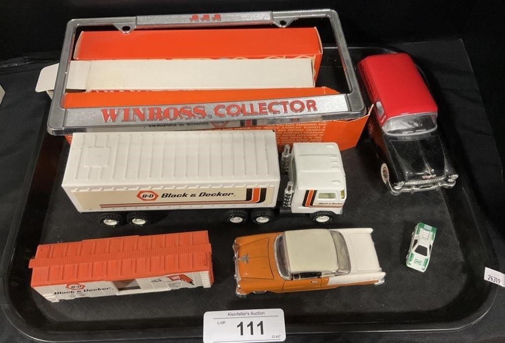 Winross Transporter Trucks, Winross License Plate.