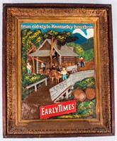 Old Early Times Kentucky Bourbon Advertising Sign