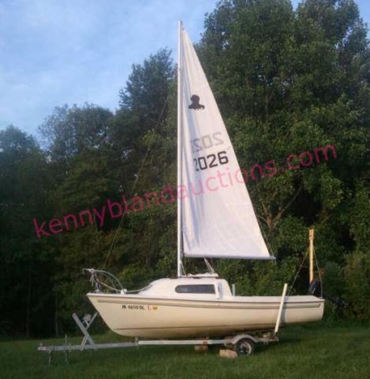 Tues, May 28 Online Auction: Prius -MG -Sailboat -Estate
