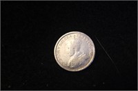 1919Canada 5 Cents Silver Coin