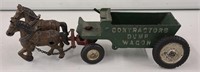 Arcade Contractors Dump Wagon w/Team