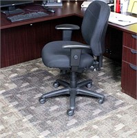 Office Chair Mat for Low Pile Carpet, Clear, 2CT-