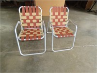 2 Vintage Yard Chairs