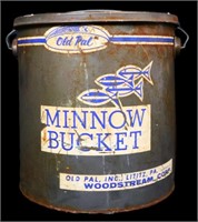 Vintage Old Pal Minnow Bucket