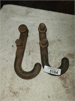 2 Tow Hooks off a 1973 Chevy