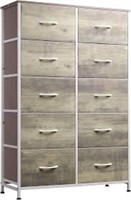 Wlive 10-drawer Dresser, Fabric Storage Tower For