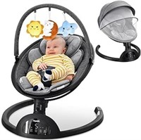 Papablic Baby Swing, Bluetooth Portable Swing For
