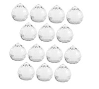 HOMSFOU 40 pcs Crystal Lamp Beads Chandelier