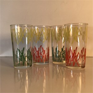 VINTAGE GLASSWARE TUMBLERS