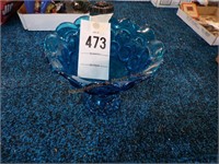 Blue Compote glassware