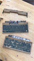 2 SETS OF CUTTERS FOR STANLEY PLAN NO 45