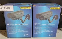 2 NOS DUMMY CCTV CAMERAS