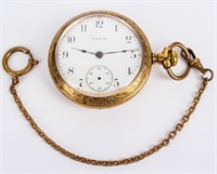 Jewelry Antique 1908 Elgin Open Face Pocket Watch