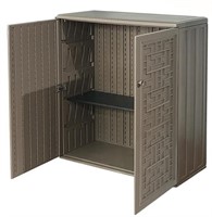 PLASTIC PATIO STORAGE CHEST 34.3x15x36.2IN