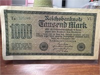 1922 REICHSBANKNOTE