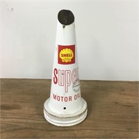 Shell Super Tin Oil Pourer