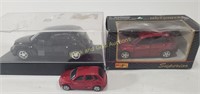 (3) Metal PT Cruiser Various Size Cars