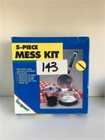 Texsport 5 Piece Mess Kit Includes Aluminum