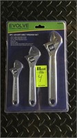 3 Piece Adjustable Wrenches