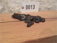 "Take Five" minature bronze by artist Louise