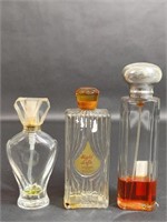 Coty Epris & Frances Clear Glass Perfume Bottle