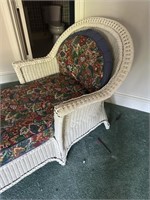 Wicker Chaise Lounge