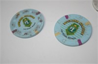 set of 4 poker chips