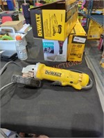 DeWalt 4-1/2" paddle switch small angle grinder