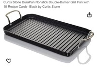 New Curtis Stone DuraPan Nonstick Double-Burner