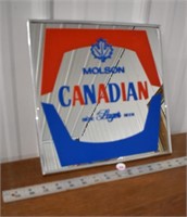 Molson Mirror Sign 12" x 12" *LY