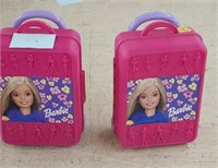 Barbie plastic doll cases - 2