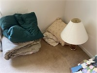 Lamp and Throws