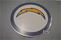 18.5" Round Metal Chargers sign