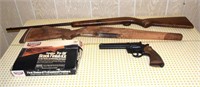Lot of Gun Parts to Include: Crossman Air Pistol,