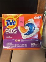 120 Pacs Tide Laundry Pods
