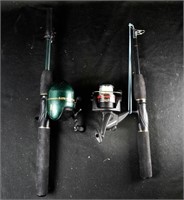 2 Travel Fishing Rod Reel combos