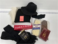 Vintage w/ tags Gloves Hats Scarves Famous Barr