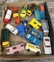 Lesney Mathbox toy cars/trucks