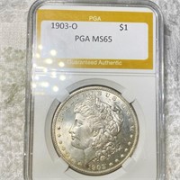 1903-O Morgan Silver Dollar PGA - MS65