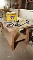 Wooden Work Bench - Sturdy