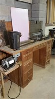 Craftsman Lathe on Stand w/Contents