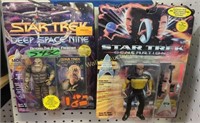 5 Carded Star Trek Action Figures. Morn Deep