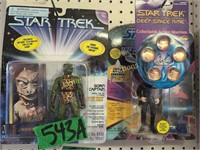 5 Carded Star Trek Action Figures. Exclusive