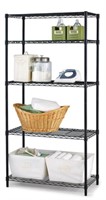 FOR LIVING ADJUSTABLE 5-TIER WIRE SHELVING