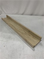 WOODEN ARCHED SHELF 24 x4IN