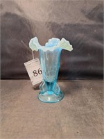 LG Wright Blue Opalescent Twig Vase